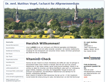 Tablet Screenshot of drmatthiasvogel.de